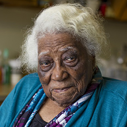 Meal recipient Clarice