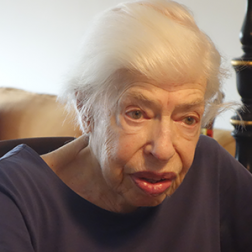 Deborah, 96, homebound elderly Citymeals on Wheels recipient 
