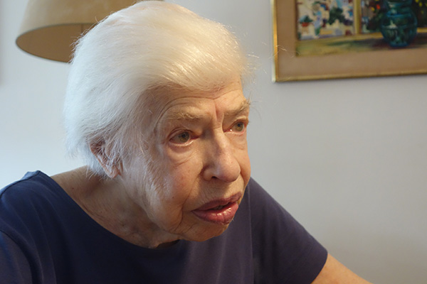 Deborah, 96, homebound elderly Citymeals on Wheels recipient