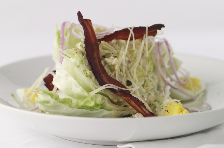 Iceberg Wedge Salad with Chipotle Blue Cheese Dressing