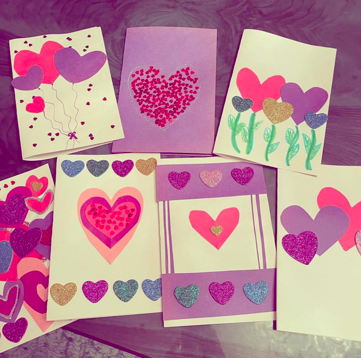 Handmade cards for Citymeals recipients. 