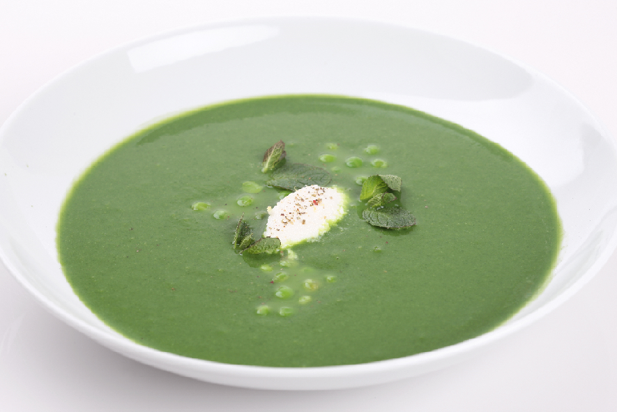 Chilled Spring Pea Soup