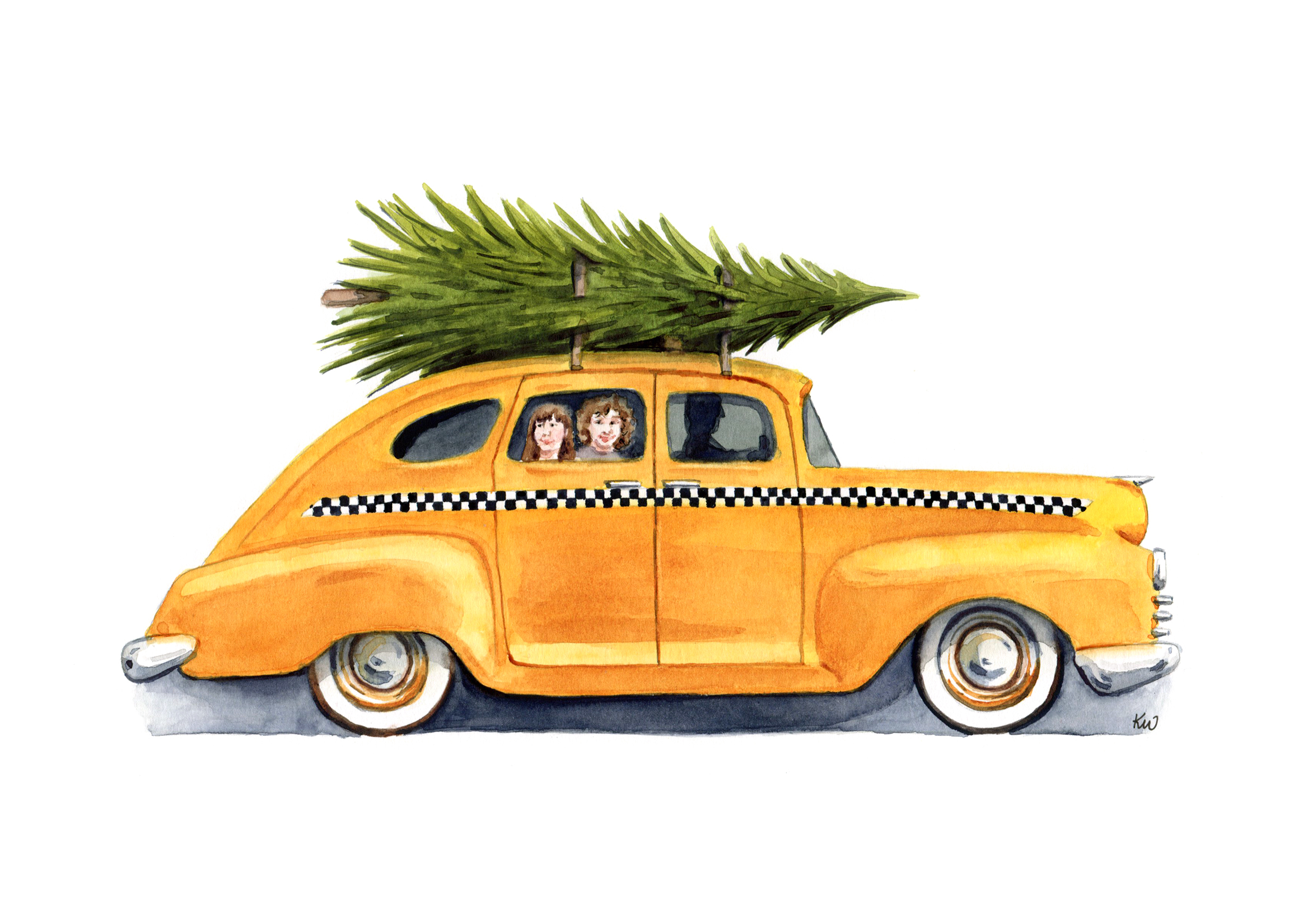 Taxicab Tree by Katie Woodward