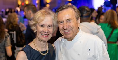 Citymeals on Wheels Board President Colleen Goggins and Board Chair Daniel Boulud